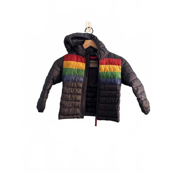 Primary Other - Primary Kids Rainbow Puffer Jacket Size 4T
